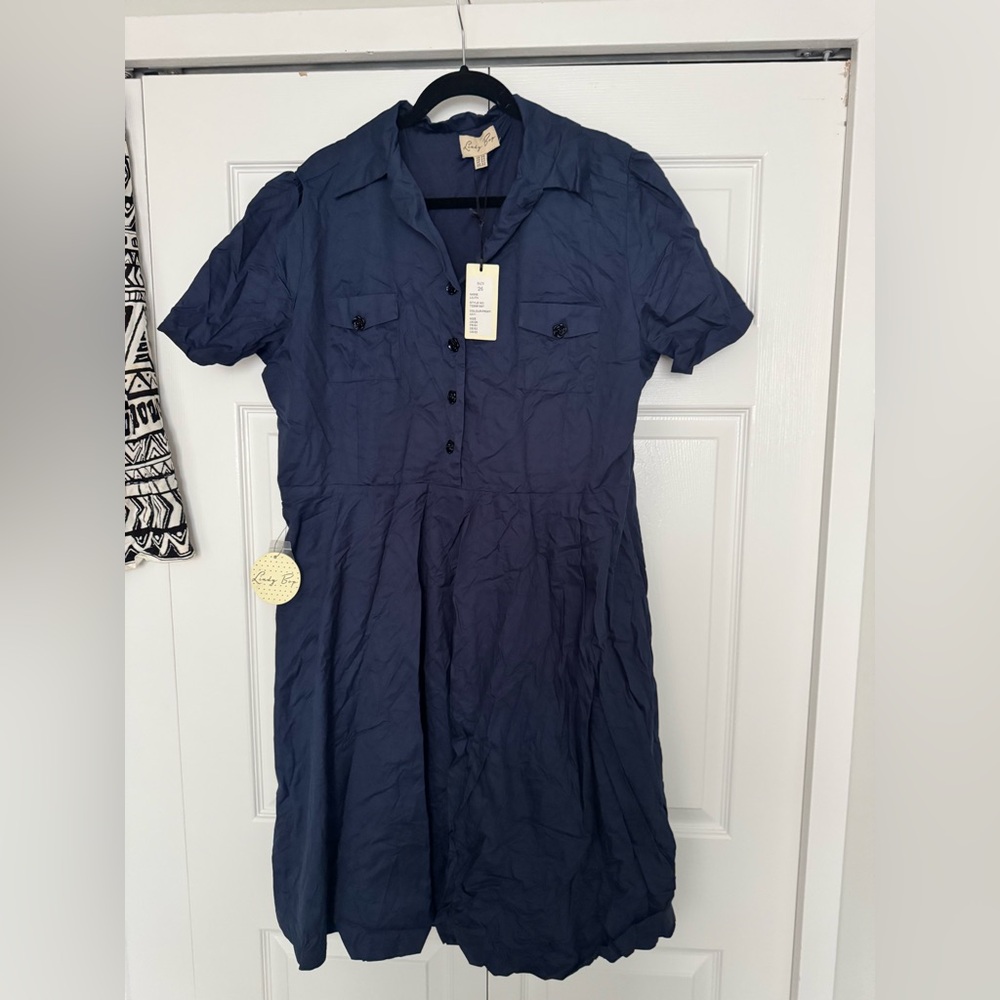 Lindy Bop Midnight Blue Dress